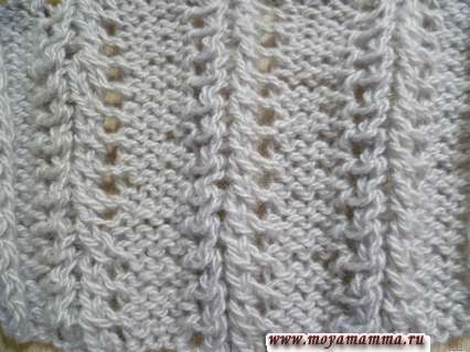 Узоры для вязания шарфа спицами