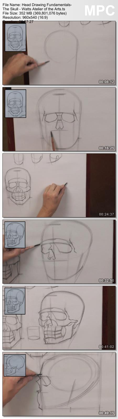 Brian Knox - Watts Atelier - Head Drawing Fundamentals