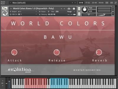 Evolution Series World Colors Bawu v1.0  KONTAKT