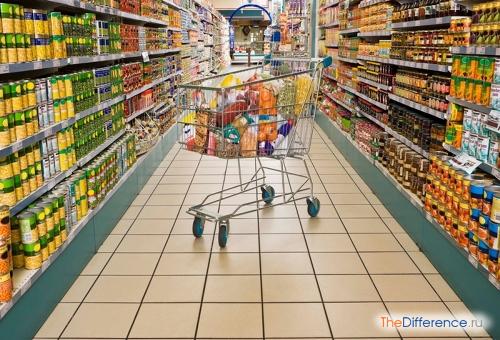 Разница между гипермаркетом и супермаркетом