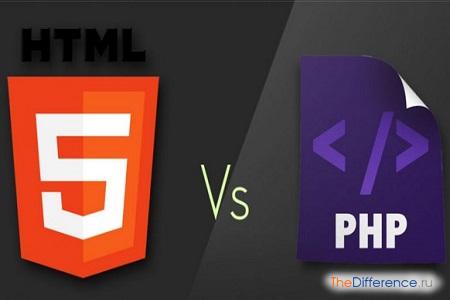 Разница между php и html