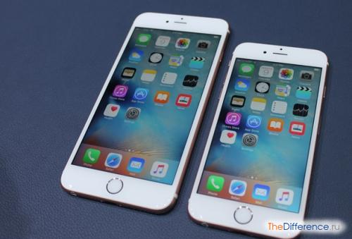 Разница между apple iphone 6 и iphone 6s