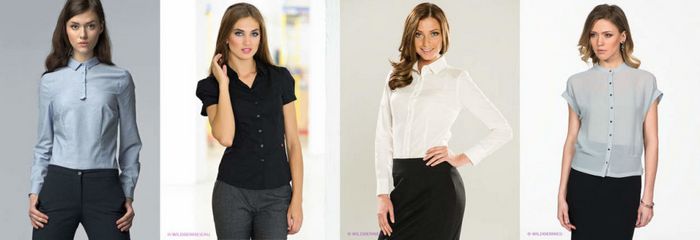 Разница между блузкой и рубашкой