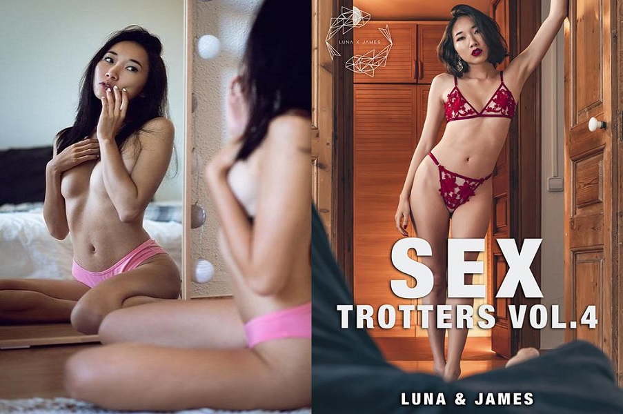 Sex Trotters 4 (Luna X James) [2019 г., Etero, 18+ Teens, Asian,Tits, Oral, Cum Shots., WEB-DL] (Luna, James.)