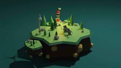 Skillshare   Create A Sky Island In Blender 2.8
