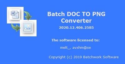 Batch DOC to PNG Converter  2020.12.406.2585