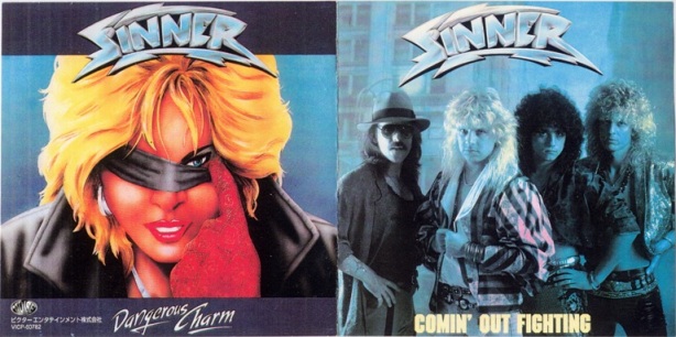 Sinner - Comin' Out Fighting | Dangerous Charm (1999 Japanece Edition) 1986-1987 (Lossless+Mp3)