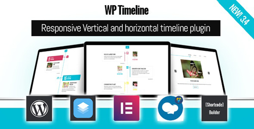 CodeCanyon - WP Timeline v3.4.1 - Responsive Vertical and Horizontal timeline plugin - 17664690
