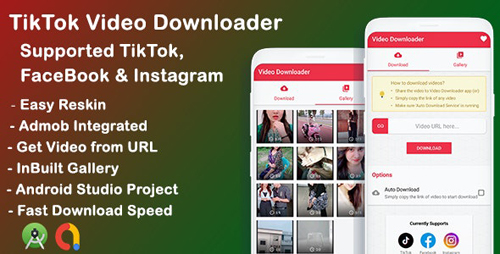 CodeCanyon - Tiktok, Facebook, Instagram video downloader -Download videos (Update: 2 October 19) - 24666942