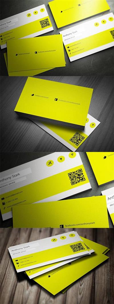 PSD Elegant Style Business Card Design