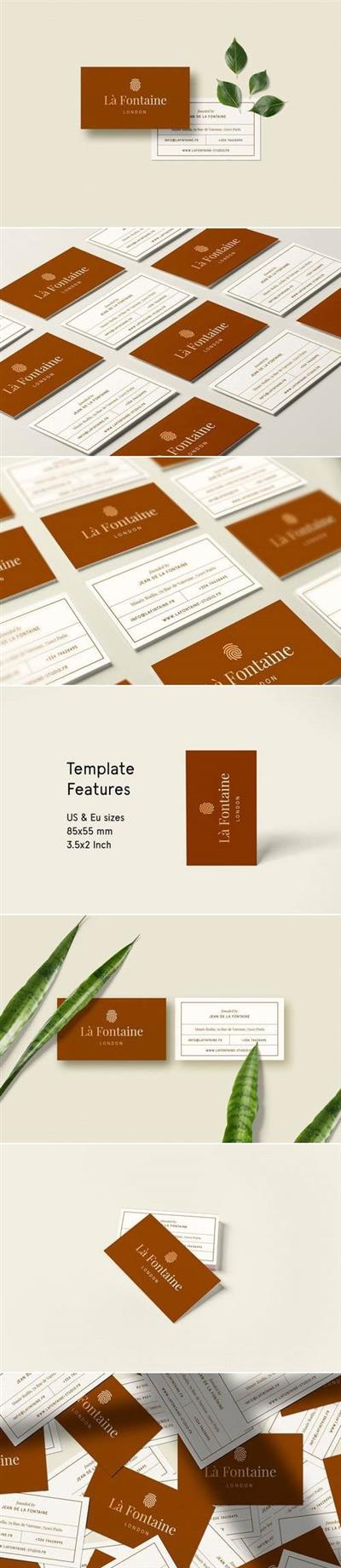 Business Card Template - Fontaine