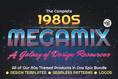 CreativeMarket - The Complete 1980s MegaMix Bundle!