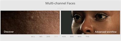 Texturing.xyz вЂ" Male 30s Multichannel Face #63