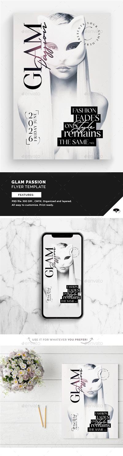 GR - Glam Passion Flyer Template 22649869
