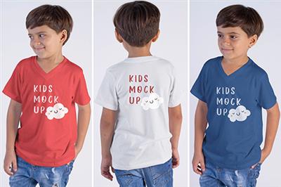 PSD Kids Shirt Mock Up