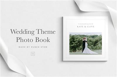 CreativeMarket - Wedding Theme Photo Book 3507600