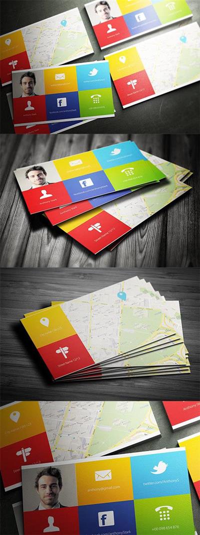 Colors Business Card Design