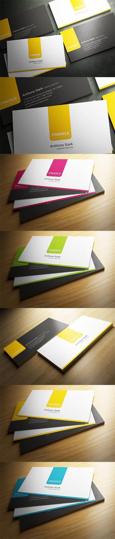 Corporate Business Card Design PSD