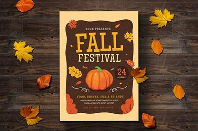 Fall Festival Flyer 2 PSD