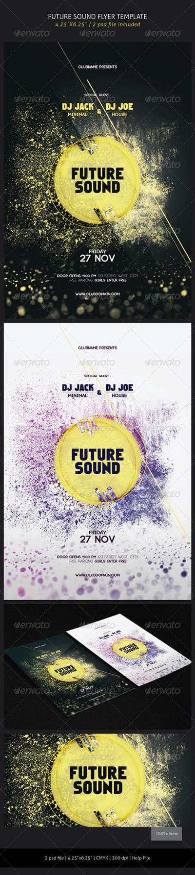 GR - Future Sound Flyer Template 5868032