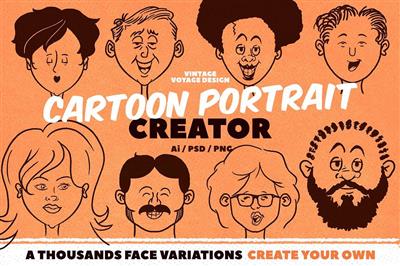 CreativeMarket - Cartoon Portrait Creator