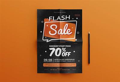 Flash Sale Flyer PSD