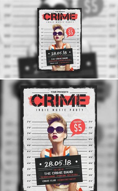 CM - Indie Crime PosterFlyer 611817