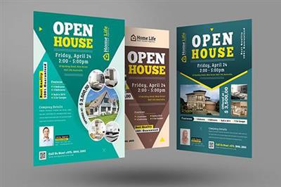 Real Estate Open House Flyers