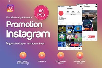Promotion Instagram - 60 PSD