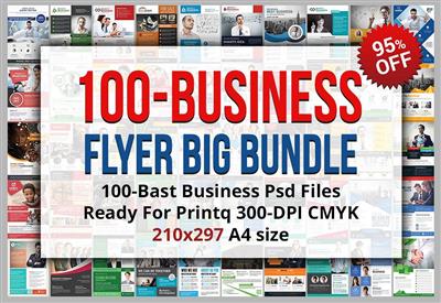 CreativeMarket - 100 Business Flyers Bundle