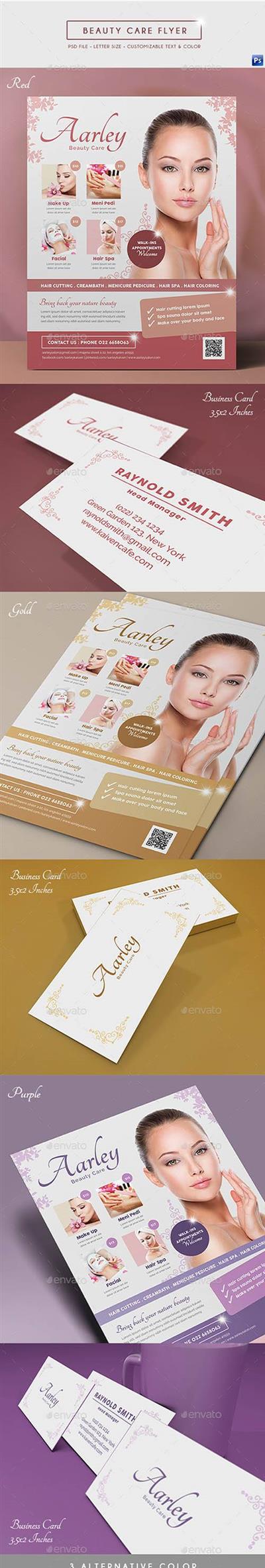 GR - Beauty Care Flyer + Business Card 19396221