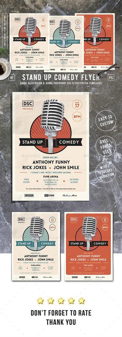 GR - Stand Up Comedy Flyer 17389047