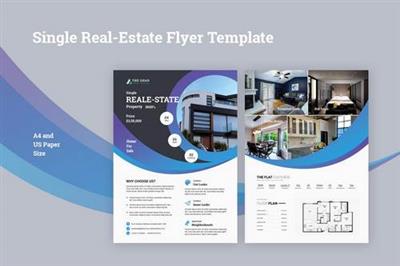 Single Real-Estate Flyer Template