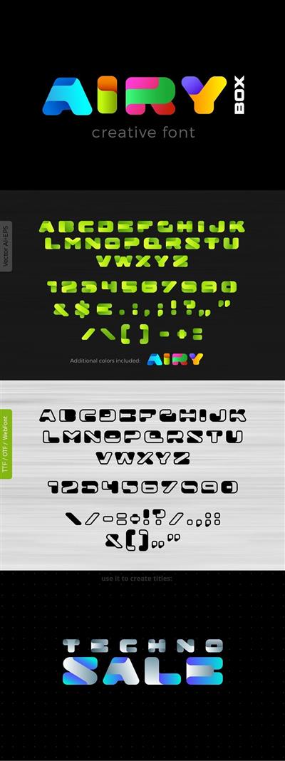 Airy Box Font