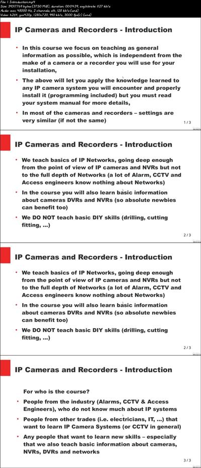 CCTV Training Course, IP Camera & HD Systems, Learn from  Pro 4fd083adf255b479bdc1428e47a55b5f