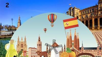 Spanish for beginners. Learn Spanish language. Level  2 7d05a0bf71c0196e0120180902133588