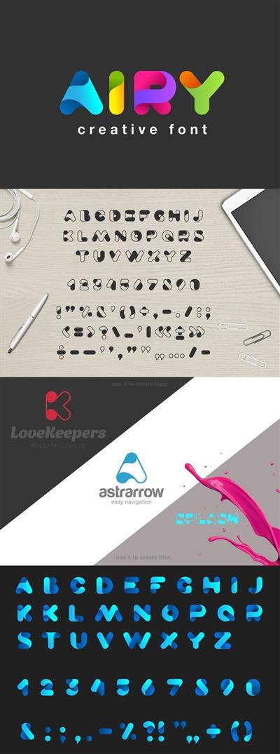Airy Creative Font