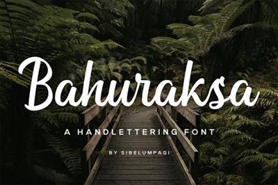 Bahuraksa - A handlettering Font OTF