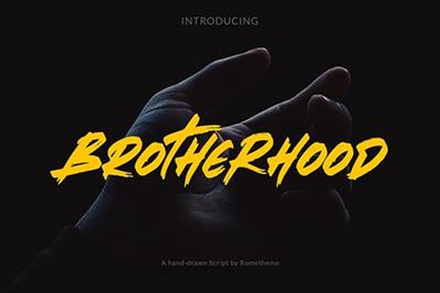 Brotherhood - Brush Script Font