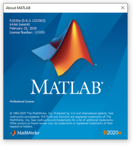 MathWorks MATLAB R2020a v9.8.0.1323502 (Mac OS X)