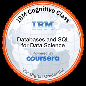 Coursera   Databases and SQL for Data Science by IBM