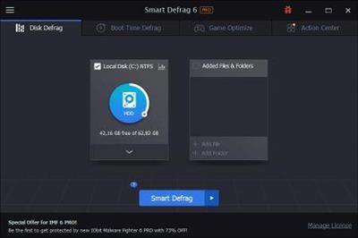 IObit Smart Defrag Pro 6.5.0.92 Multilingual + Portable