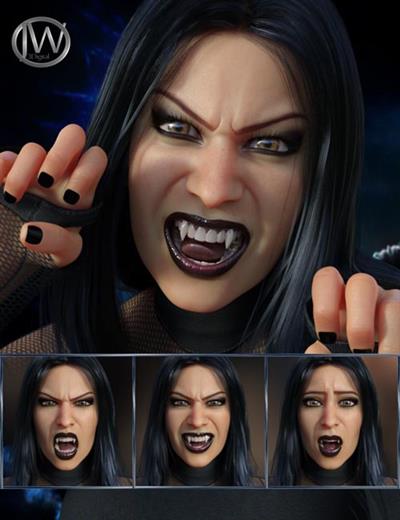 Darkside   Expressions for Genesis 8 Female and Tasha 8