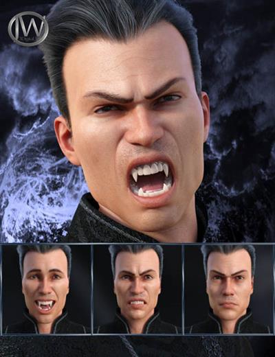 Darkness   Expressions for Genesis 8 Male and Landon 8