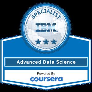 Coursera - Advanced Data Science with IBM Specialization  by IBM 98e913604b60339f5b8a7690919b0a17