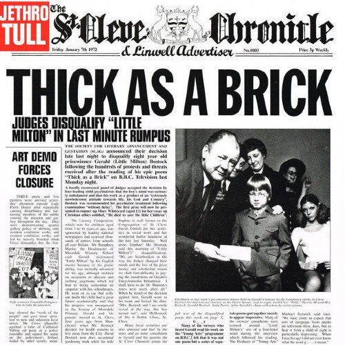 Jethro Tull - Thick As A Brick 1972 (40th Anniversary Edition, 2012)