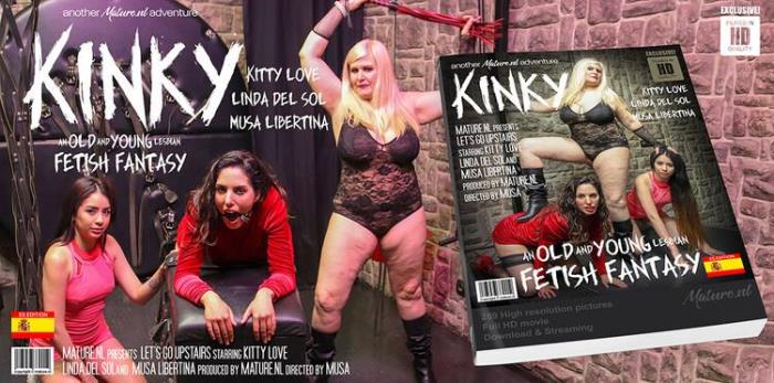 Kitty Love (21), Linda del Sol (EU) (33), Musa Libertina (EU) (54)  - Mature Mistress Musa Libertina dominates a mom and a teeny babe into kinky lesbian sex  [FullHD 2.97 GB]