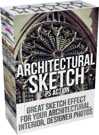 GraphicRiver - Architectural Sketch Photoshop Action