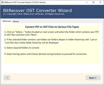 BitRecover OST Converter Wizard 11.6.0