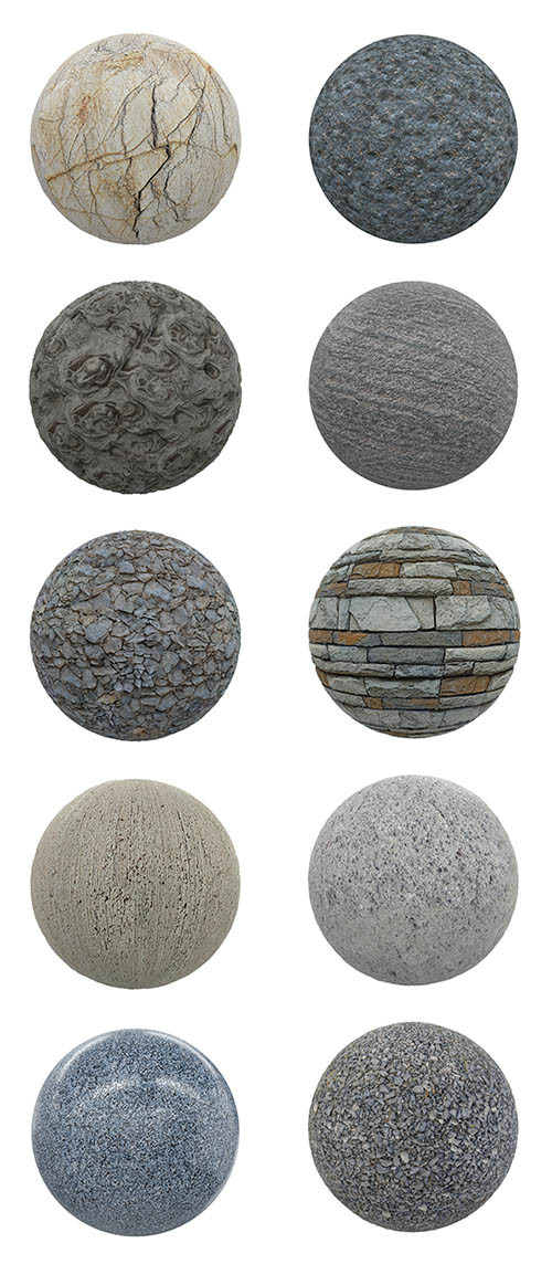CGAxis PBR v01 - Stones p.3